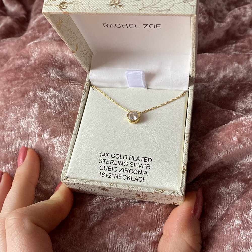 Gold necklace free with another purchase